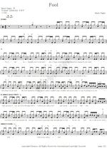 Fool Marié Digby Full Drum Transcription / Drum Sheet Music COPYDRUM