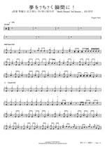 At the Moment of Piercing Through a Dream! (꿈을 꿰뚫는 순간에!) Poppin`Party Full Drum Transcription / Drum Sheet Music COPYDRUM