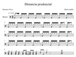 Distancia Prudencial Mamá Ladilla Full Drum Transcription / Drum Sheet Music Franki Bio