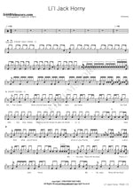 Lil Jack Horny Extreme Full Drum Transcription / Drum Sheet Music COPYDRUM