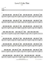 Love U Like That Lauv Full Drum Transcription / Drum Sheet Music COPYDRUM