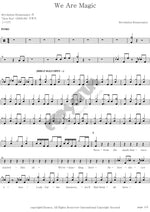 We Are Magic Revolution Renaissance Full Drum Transcription / Drum Sheet Music COPYDRUM