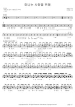 For the One Leaving (떠나는 사람을 위해) Choi Jae Hoon (최재훈) Full Drum Transcription / Drum Sheet Music COPYDRUM