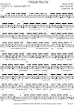 Through the Fire Chaka Khan Full Drum Transcription / Drum Sheet Music COPYDRUM