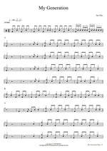 My Generation The Who Full Drum Transcription / Drum Sheet Music COPYDRUM