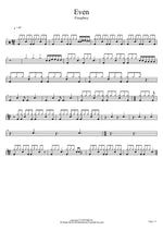 Even Fixupboy Full Drum Transcription / Drum Sheet Music COPYDRUM