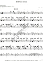 Surreptitious Jeff Lober Full Drum Transcription / Drum Sheet Music COPYDRUM