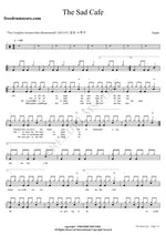 The Sad Cafe Eagles Full Drum Transcription / Drum Sheet Music COPYDRUM