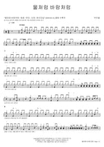 Like Water, Like Wind (물처럼 바람처럼) Park Woo Chul (박우철) Full Drum Transcription / Drum Sheet Music COPYDRUM