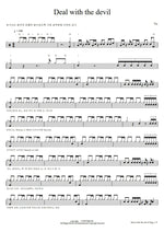 Deal with the Devil Tia Full Drum Transcription / Drum Sheet Music COPYDRUM