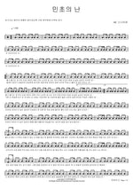 Mint Chocolate Rebellion (민초의 난) MC Sniper (MC 스나이퍼) Full Drum Transcription / Drum Sheet Music COPYDRUM