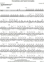 Horseshoes and Handgrenades Green Day Full Drum Transcription / Drum Sheet Music COPYDRUM