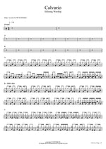 Calvario Hillsong Worship Full Drum Transcription / Drum Sheet Music COPYDRUM