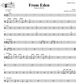 From Eden Hozier Simplified Drum Transcription / Drum Sheet Music DrumSetSheetMusic.com