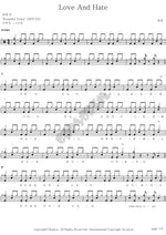 Love And Hate (Love And Hate) Buiret (뷰렛) Full Drum Transcription / Drum Sheet Music COPYDRUM