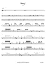 Bang! AJR Full Drum Transcription / Drum Sheet Music COPYDRUM