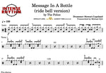 Message in a Bottle The Police Full Drum Transcription / Drum Sheet Music Intense Rhythm Drum Studios