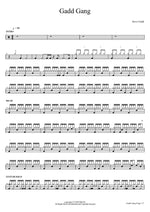 Gadd Gang Steve Gadd Full Drum Transcription / Drum Sheet Music COPYDRUM