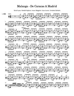 De Caracas a Madrid Malanga Full Drum Transcription / Drum Sheet Music Carlos Dias Aidos