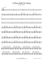 A Place With No Name Michael Jackson Full Drum Transcription / Drum Sheet Music COPYDRUM