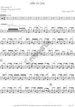 Ode to Joy Brian Bromberg Full Drum Transcription / Drum Sheet Music COPYDRUM