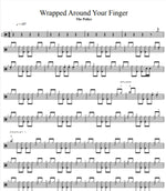 Wrapped Around Your Finger The Police Full Drum Transcription / Drum Sheet Music Cyril Mayer