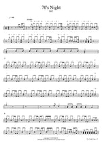 70's Night D82 Full Drum Transcription / Drum Sheet Music COPYDRUM