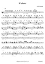 Weekend TAEYEON (태연) Full Drum Transcription / Drum Sheet Music COPYDRUM