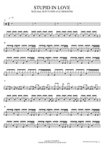 Stupid in Love (feat. HUH YUNJIN of LE SSERAFIM) MAX Full Drum Transcription / Drum Sheet Music COPYDRUM