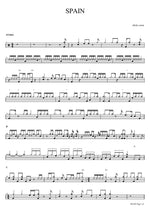 Spain Chick Corea Full Drum Transcription / Drum Sheet Music COPYDRUM