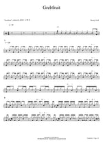 Grebfruit Benny Greb Full Drum Transcription / Drum Sheet Music COPYDRUM