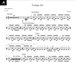 Lounge Act Nirvana Full Drum Transcription / Drum Sheet Music Drum Sheet MX