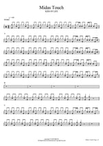 Midas Touch KISS OF LIFE Full Drum Transcription / Drum Sheet Music COPYDRUM