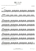 Voice of Wind (風たちの声) Radwimps (ラッドウインプス) Full Drum Transcription / Drum Sheet Music COPYDRUM