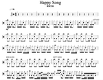 Happy Song Bring Me the Horizon Full Drum Transcription / Drum Sheet Music Cyril Mayer