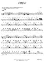 Yu Jeongcheon Ri (유정천리) Park Il Nam (박일남) Full Drum Transcription / Drum Sheet Music COPYDRUM