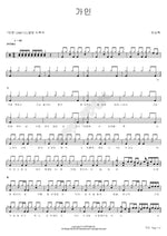 Gain (가인) Yoo Sangrok (유상록) Full Drum Transcription / Drum Sheet Music COPYDRUM