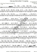 Can You Hear What I'm Saying Toto Full Drum Transcription / Drum Sheet Music COPYDRUM