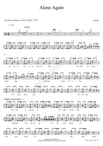 Alone Again Dokken Full Drum Transcription / Drum Sheet Music COPYDRUM