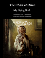 My Dying Bride: The Ghost of Orion (Complete Album Drum Transcriptions) by Jaslow Drum Sheets