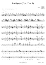 Red Queen IU (아이유) Full Drum Transcription / Drum Sheet Music COPYDRUM