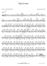 Easy Lover (feat. Phillip Collins) Philip Bailey Full Drum Transcription / Drum Sheet Music COPYDRUM
