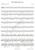 Way Back Into Love Hugh Grant and Haley Bennett Full Drum Transcription / Drum Sheet Music COPYDRUM
