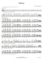Helena My Chemical Romance Full Drum Transcription / Drum Sheet Music COPYDRUM