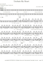 Unchain My Heart Joe Cocker Full Drum Transcription / Drum Sheet Music COPYDRUM