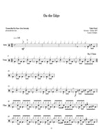 On the Edge Tokio Hotel Full Drum Transcription / Drum Sheet Music Jaslow Drum Sheets