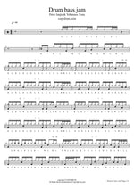 Drum bass jam Petar Janjic & Yohannes Tona Full Drum Transcription / Drum Sheet Music COPYDRUM