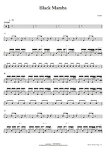 Black Mamba Aespa (에스파) Full Drum Transcription / Drum Sheet Music COPYDRUM