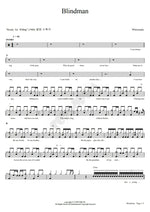 Blindman Whitesnake Full Drum Transcription / Drum Sheet Music COPYDRUM