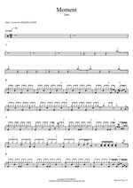 Moment 2am Full Drum Transcription / Drum Sheet Music COPYDRUM
